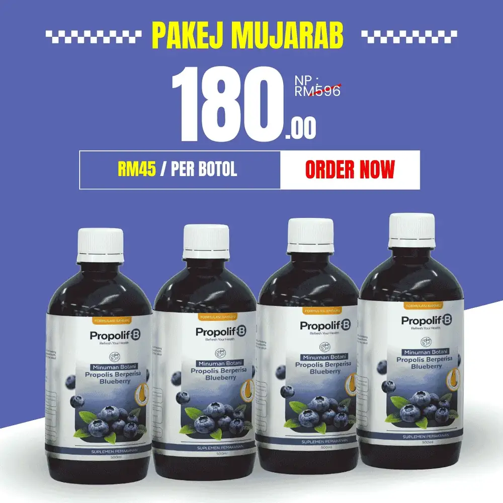 Pakej Mujarab 4 botol RM180